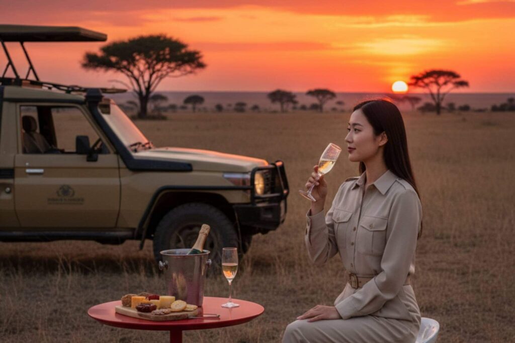 大草原日落酒会